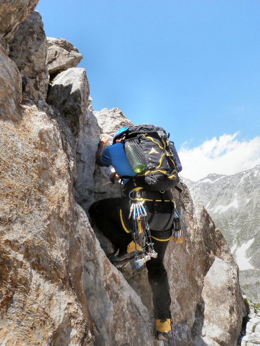 Aiguille de la Vanoise (55).jpg - Il sera notre premier de corde